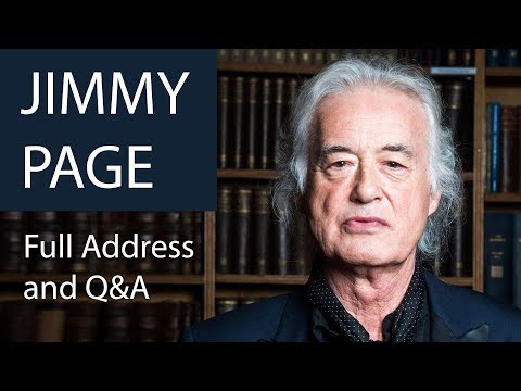Jimmy Page | Full Address and Q&A at The Oxford Union