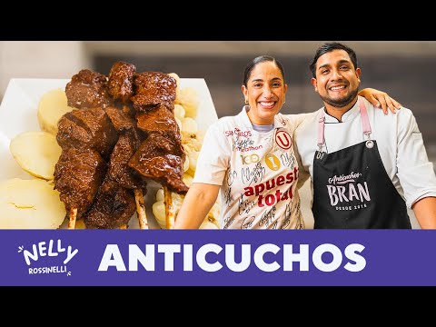 QUE RICOS ANTICUCHOS DE CORAZON | COCINANDO CON NELLY ROSSINELLI Y BRANDON ALTAMIRANO