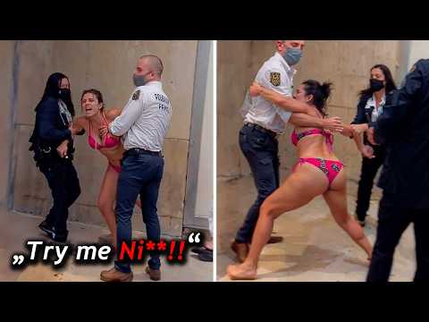 Karen Starts a FIGHT Then Gets Her A$$ WHUPPED..