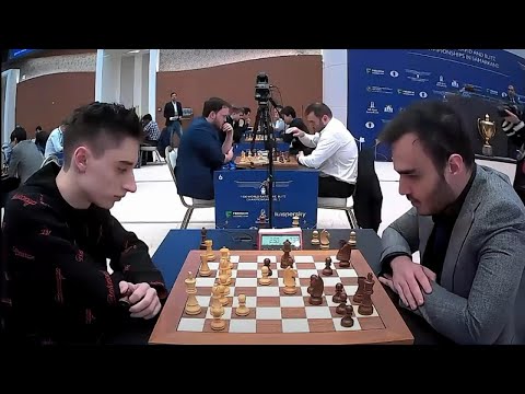 Daniil Dubov vs. Amin Tabatabaei /  FIDE World Blitz Chess 2023 / Game 13     / Catalan Opening