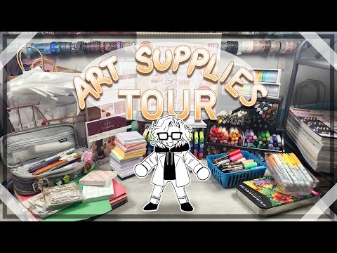 Going Through ALL Of My Art Supplies | For Sketchbooks And More!