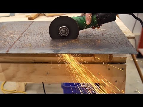 How I Make Straight Accurate Cuts With The Angle Grinder