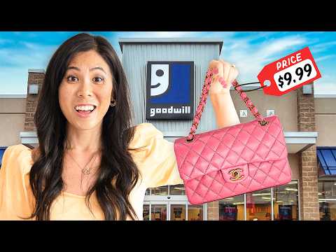 I Tried LUXURY SHOPPING at Every Thrift Store!
