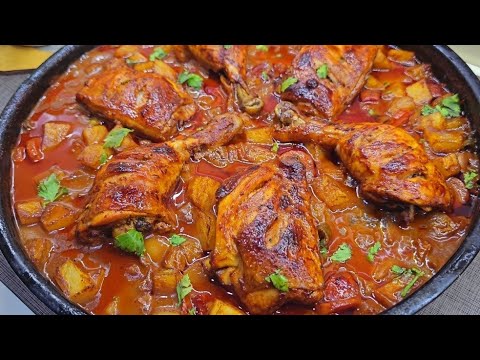 اطيب اكلة للدجاج مشوي بطريقه مينشبع منهة