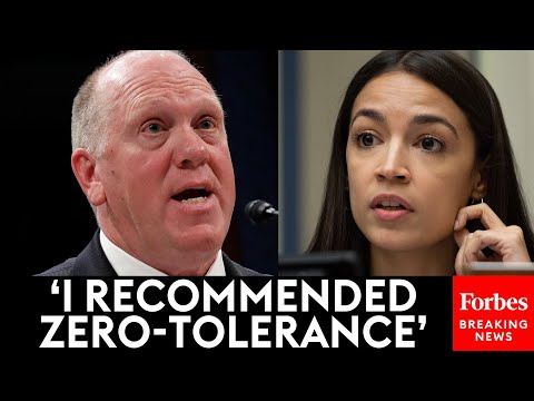 VIRAL MOMENT: Tom Homan—Trump's Border Czar Choice—Clashes With AOC Over Family Separations