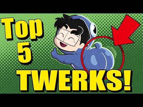 MY Top 5 TWERKS in VIDEO GAMES! - NORMOGATARI! (April Fools 2018)