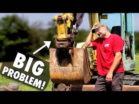 Excavator Repair.  Let’s Fix This Sloppy Hoe!  Yanmar Vio-50.