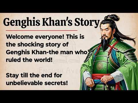 Genghis Khan: The Man Who Conquered the World | Learn English Through Story Level 2🔥 | Graded Reader