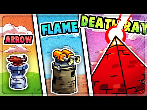 I Upgraded DEATH RAYS And Killed EVERYTHING in Rogue Tower