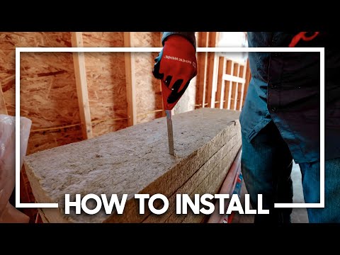 Rockwool Install 101 - @chasereeves Studio Insulation