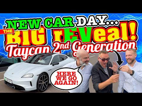 COLLECTING my BRAND NEW PORSCHE TAYCAN Generation 2 - The BIG rEVeal!
