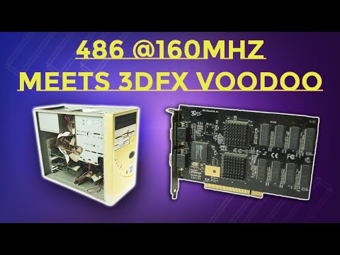 3dfx Voodoo Graphics PCI + 486 Rust Bucket @160mhz