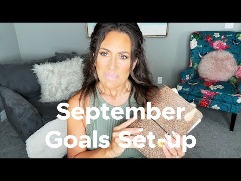 My September Goal Set-up!!! #plannerperfect #planner #plannercommunity