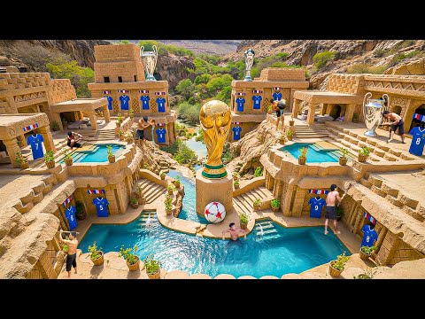 250 Days Building Luxury World Cup Entertainment Complex 100m Above the Ground Using Primitive Tools