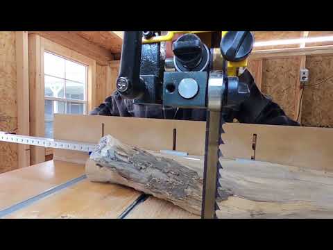 Bandsaw Log Resaw Sled and Clamp