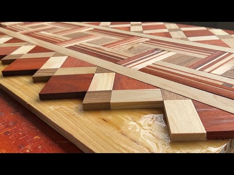 Wood Recycling Project With Great Work Skills // And Complete A Unique Product