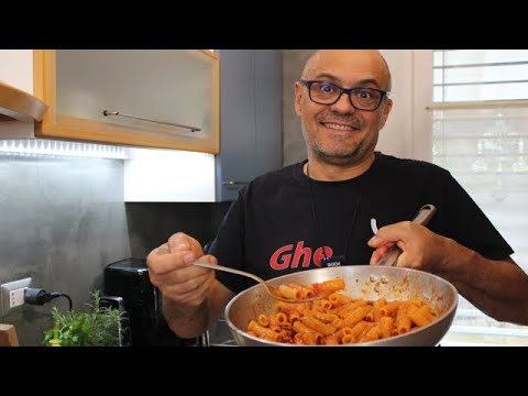 AMATRICIANA ABBESTIA ricetta amatriciana maccheroni bucatini all'amatriciana matriciana abbestia
