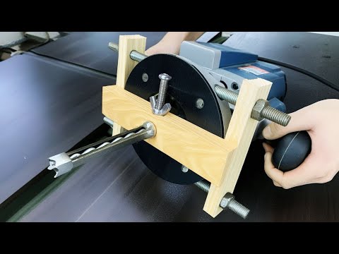 Secret to using handheld TUBE machine | Mortise square hole drilling with round drill bit