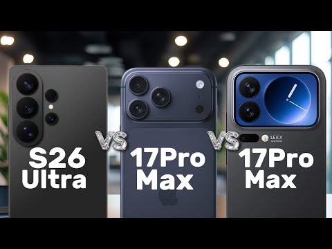 Xiaomi 17 Pro Max Vs iPhone 17 Pro Max Vs Samsung Galaxy S26 Ultra - Who Wins?