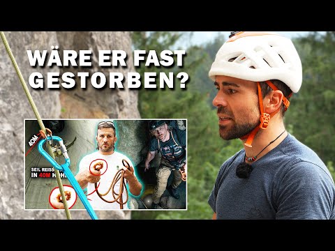 Beinahe tödlicher Absturz - Wie Stephan Pütz beim Aufstieg am Seil in ernsthafter Gefahr war