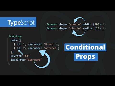 React.js TypeScript Conditional Props - Props that depend on other Props