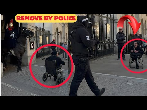 👮‍♀️SHOCKING — Wheelchair User Drunk with Vodka Inside the Horse Guard Box