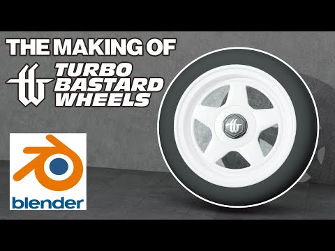 MAKING TURBO BASTARD WHEELS By @GofarHilman  with BLENDER. #blender  #3dmodeling #wheels