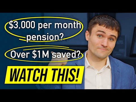 $3K Pension Per Month & $1 Million+ Saved: What Should I Do?