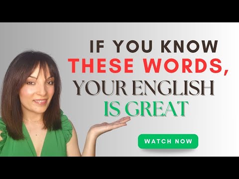 If You Know These Words, Your English Is Great! | Advanced English Vocabulary