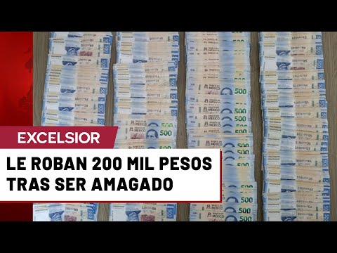 Caminaba por Iztacalco con 200 mil pesos y fue asaltado a plena luz del día