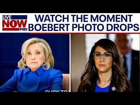 WATCH MOMENT: Hillary Clinton sees Lauren Boebert deposition photo drop in real-time
