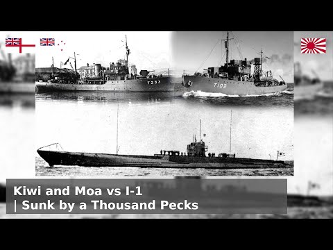 HMNZS Kiwi & Moa vs I-1 - David vs Goliath at Sea!