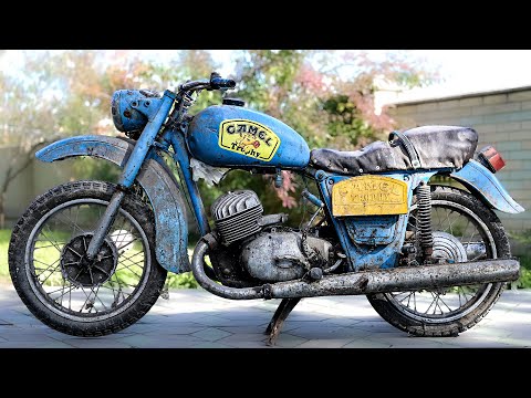 Full restoration of a 62-year-old badly damaged  motorcycle. Pt2.