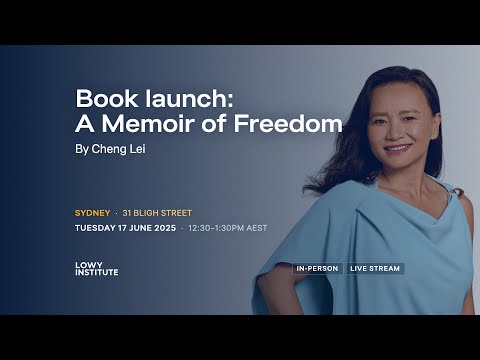 Book Launch: A memoir of freedom by Cheng Lei