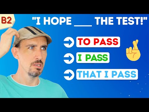 HOPE and WISH…. Explained! 🔥 (Essential B2 Grammar Lesson)