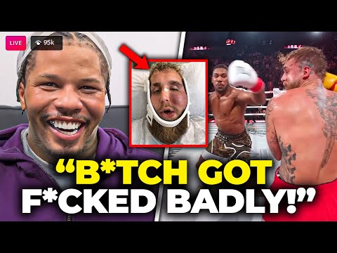 Gervonta Davis REACTS On Jake Paul LOST 7 TEETH & Broke His JAW Against Anthony Joshua