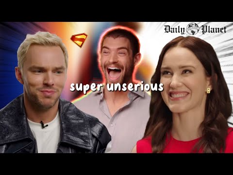 the cast of superman being a super unserious gang