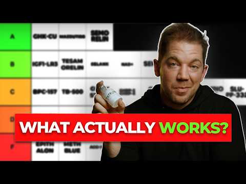 Every Popular Peptide Ranked | GLP-1, Growth Hormone, HCG, NAD+, IGF-1, Peptide Tier List