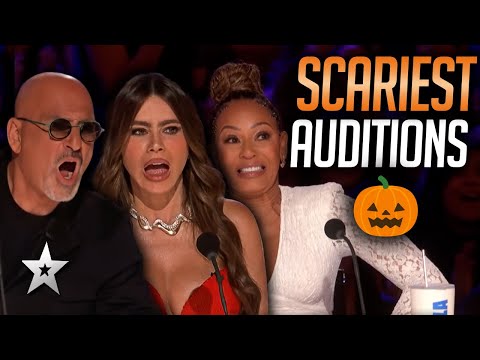 Scariest Auditions Ever! From America's Got Talent & Britain's Got Talent | Halloween's Got Talent