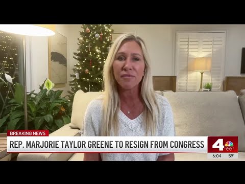 Rep. Marjorie Taylor Greene to resign after clash with Trump