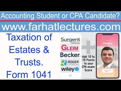 Taxation of Trusts and Estates CPA Exam Form 1041