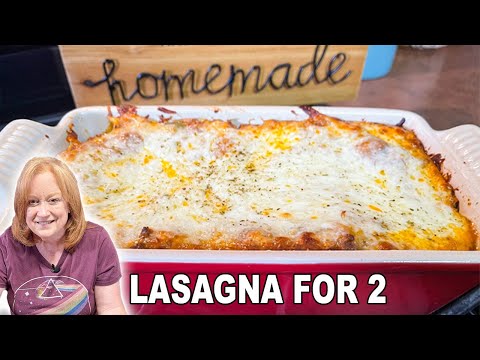 LASAGNA FOR TWO, Small Loaf Pan Lasagna Recipe