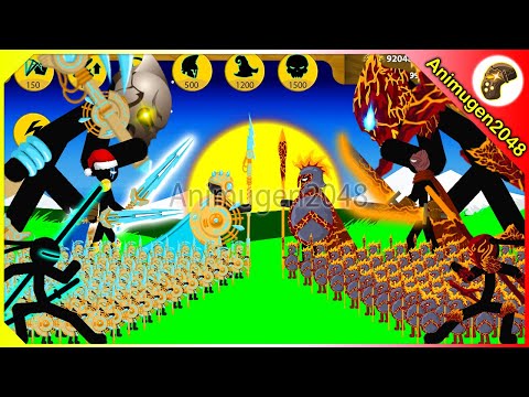 STICK FIGURE VOLTAIC XIPHOS VS WRATHNAR VS LAVA FINAL BOSS | Stick War Legacy Mod | Animugen2048