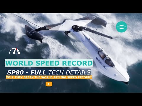 The World Sailing Speed Record is 65.45 Knots. Will this Boat Hit 80 kts? Now at 58! The SP80 Team!
