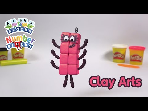 Clay Arts and Crafts | Alphablocks & Numberblocks |  @Blocks-Universe