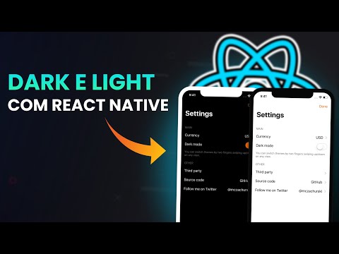 Controlando tema Dark e Light com React Native 🔥