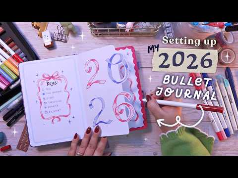 2026 Bullet Journal Set-Up 🎀 + Giveaway!