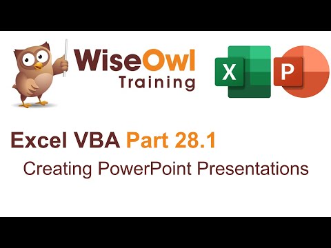 Excel VBA Introduction Part 28.1 - Creating PowerPoint Presentations