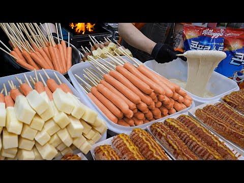 It's popular all over the world!! Amazing Korean street food Collection - TOP 5 / Korean street food