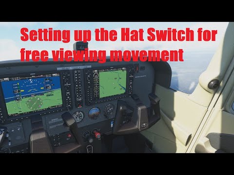 FS2020 - how to set up your Hat Switch to look around the cockpit freely!